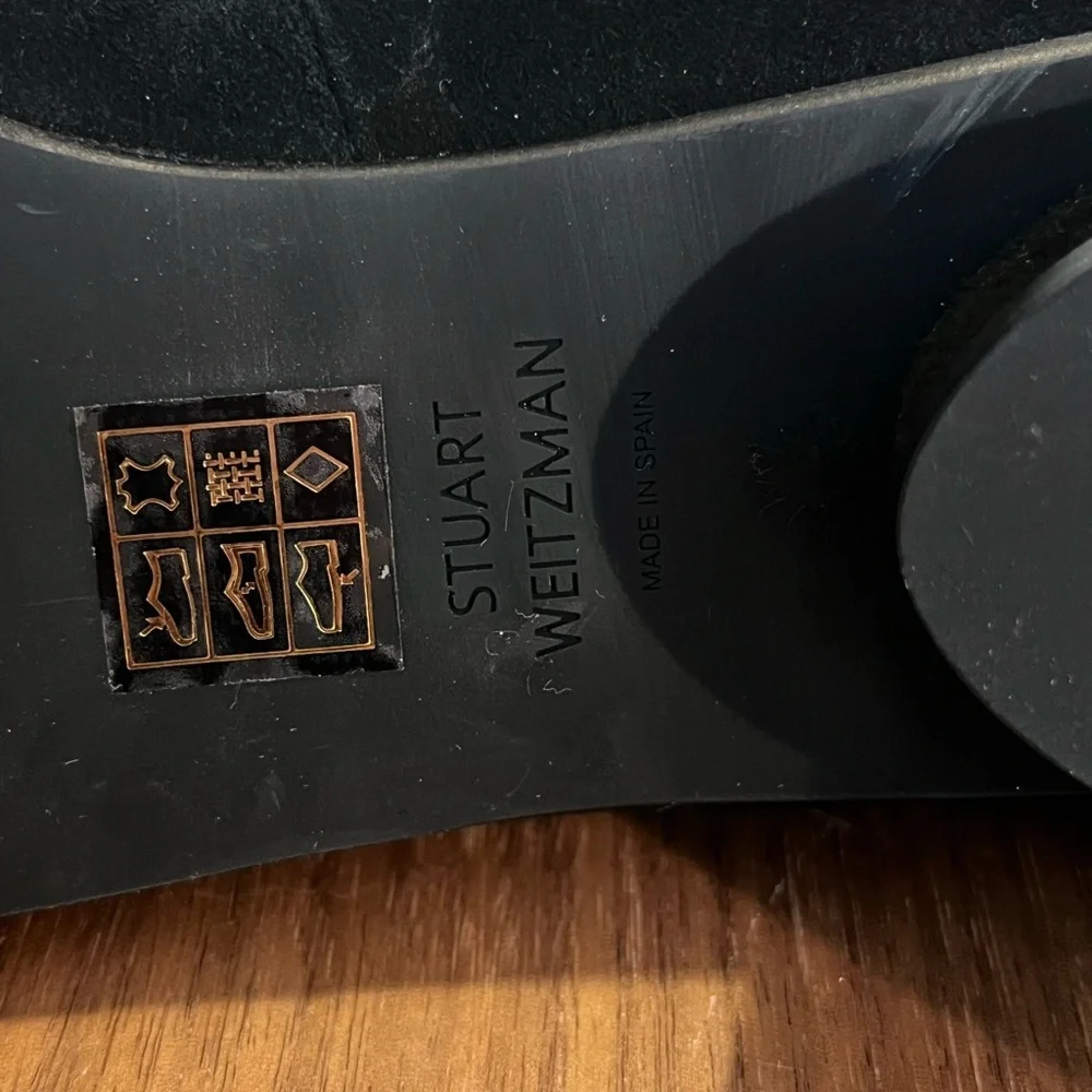 STUART WEITZMAN Over-the-Knee black Women's Boots suede size 8.5 🎩 - Picture 5 of 12